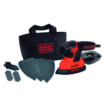 BLACK & DECKER KA2000-QS POLIDORA MOUSE 1200W AMB DIPOSIT MICRO-FILTRE PER LA POLS AMB BOSSA